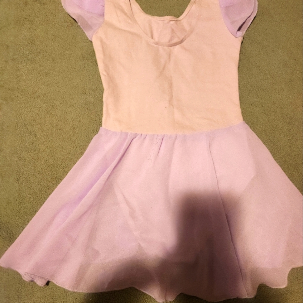 Arshiner Girls Ruffle Sleeve Ballet Dance Dress Tutu Skirted Leotard 4-5yr